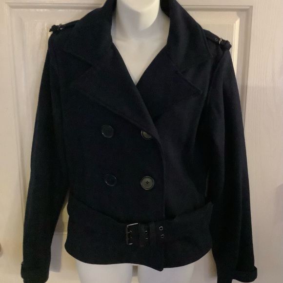 Peacoat - Old Navy brand peacoat, Navy color, size large - Picture 2 of 14
